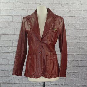 Vintage 70s Etienne Oxblood Leather